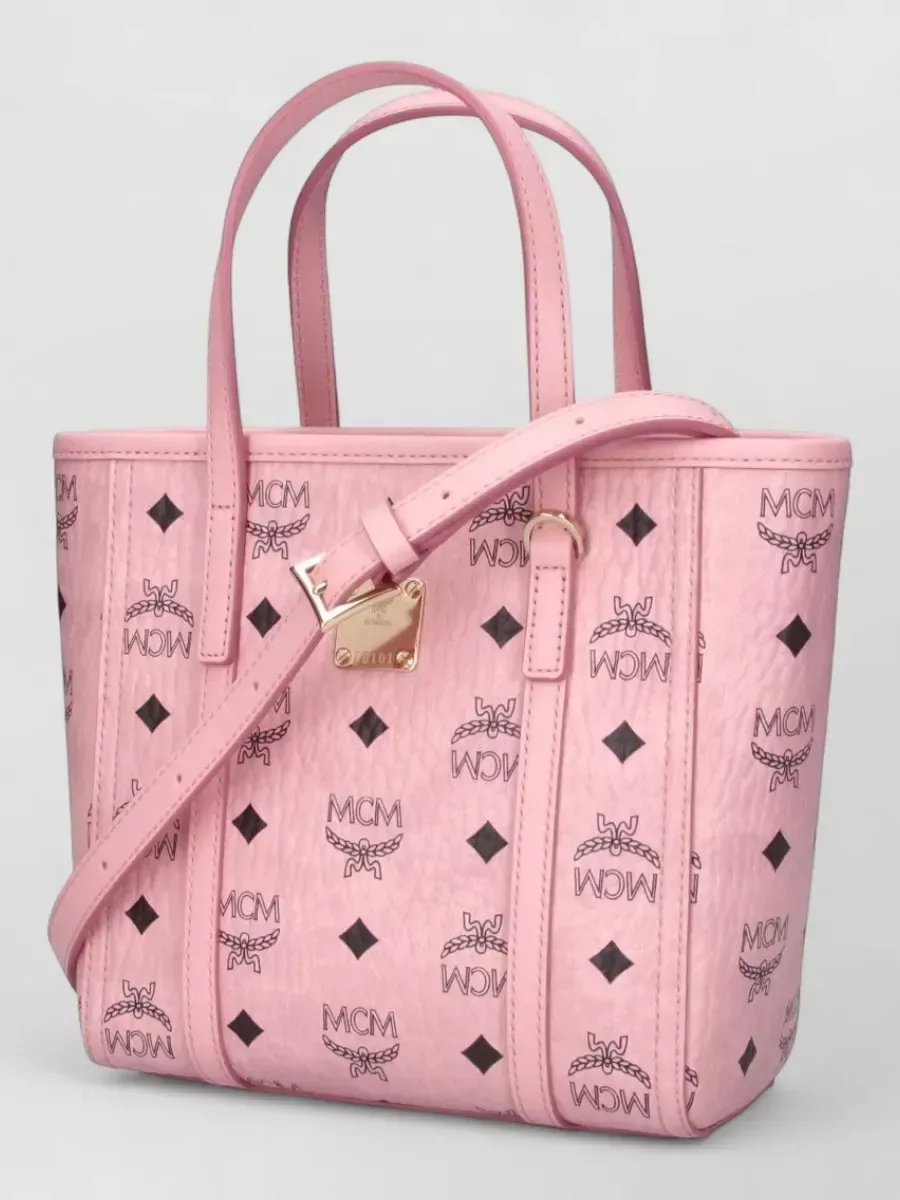 Bolso tote MCM Mini Toni en rosa, foto 2
