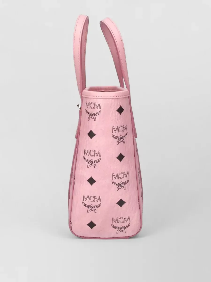 Bolso tote MCM Mini Toni en rosa, foto 4