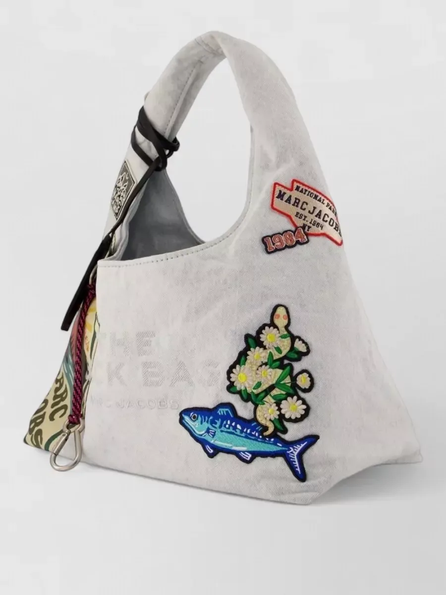 Bolso tote Marc Jacobs The Sack en gris, foto 2