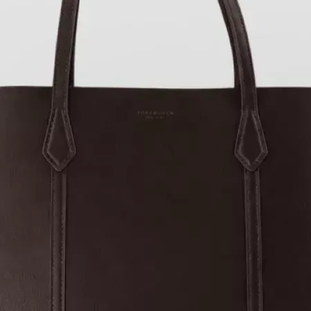 Sac cabas Tory Burch Perry marron, détail