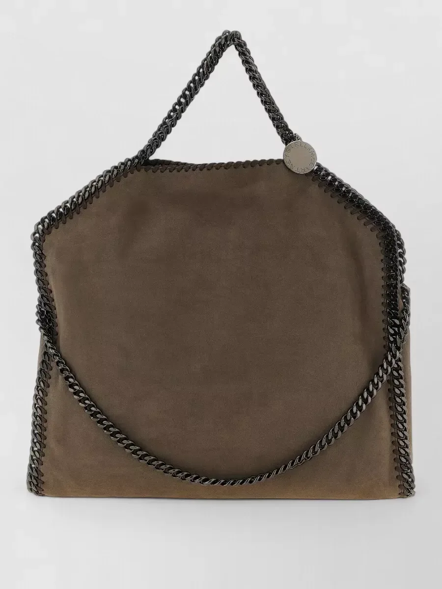 Sac cabas Stella McCartney Falabella marron, vue 1