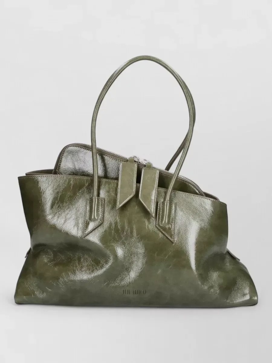The Attico Medium Tote in Oliv, Foto 1