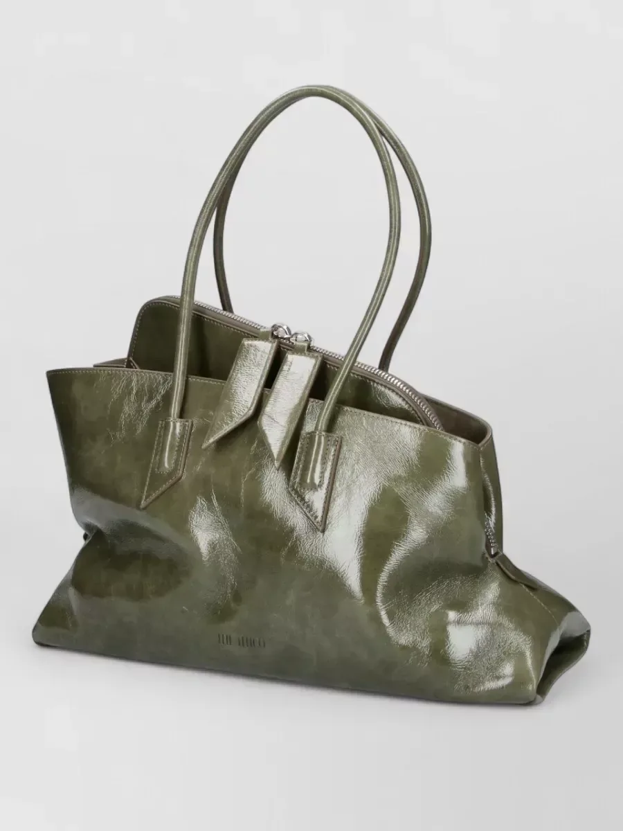 The Attico Medium Tote in Oliv, Foto 3