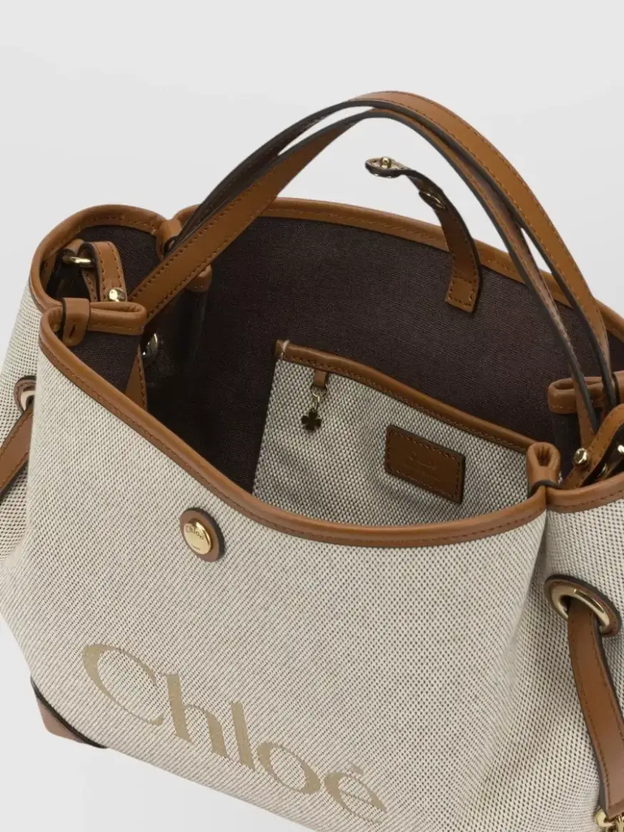 Chloé Clover Small in Beige, Foto 4