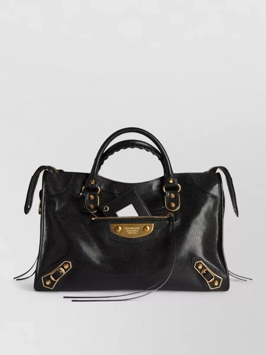 Balenciaga Le City Medium em preto, foto 1