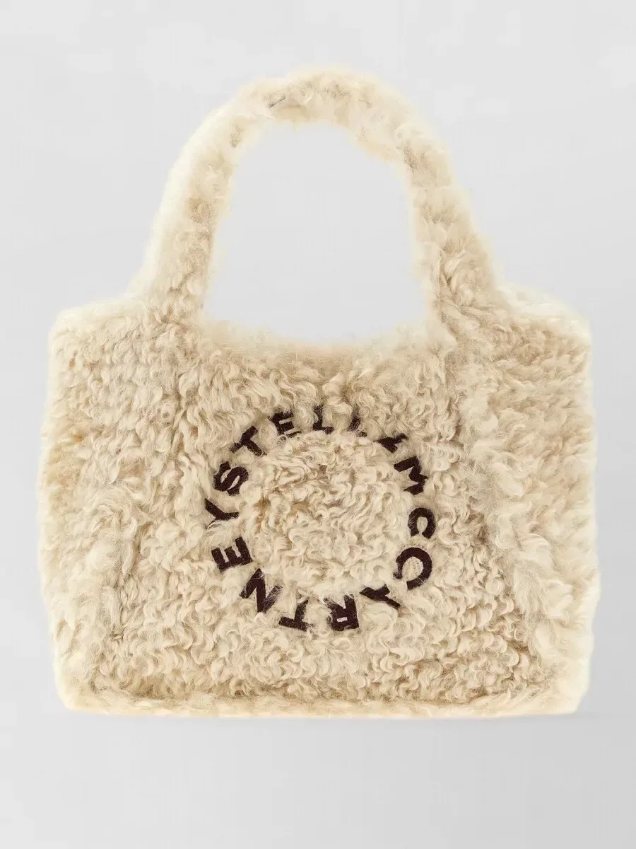 Stella McCartney Stella Logo Tote in Beige, photo 1