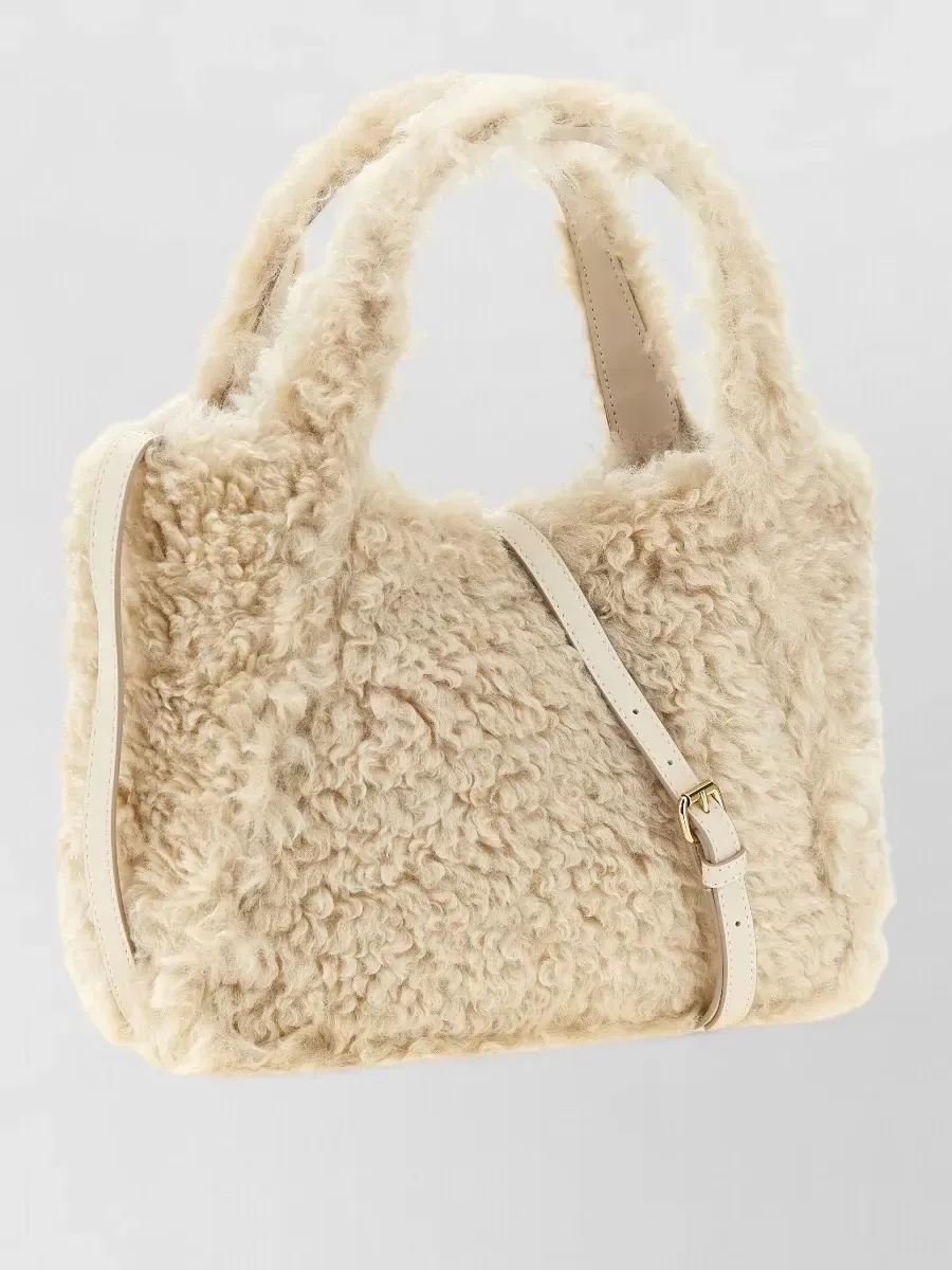 Stella McCartney Stella Logo Tote in Beige, photo 2