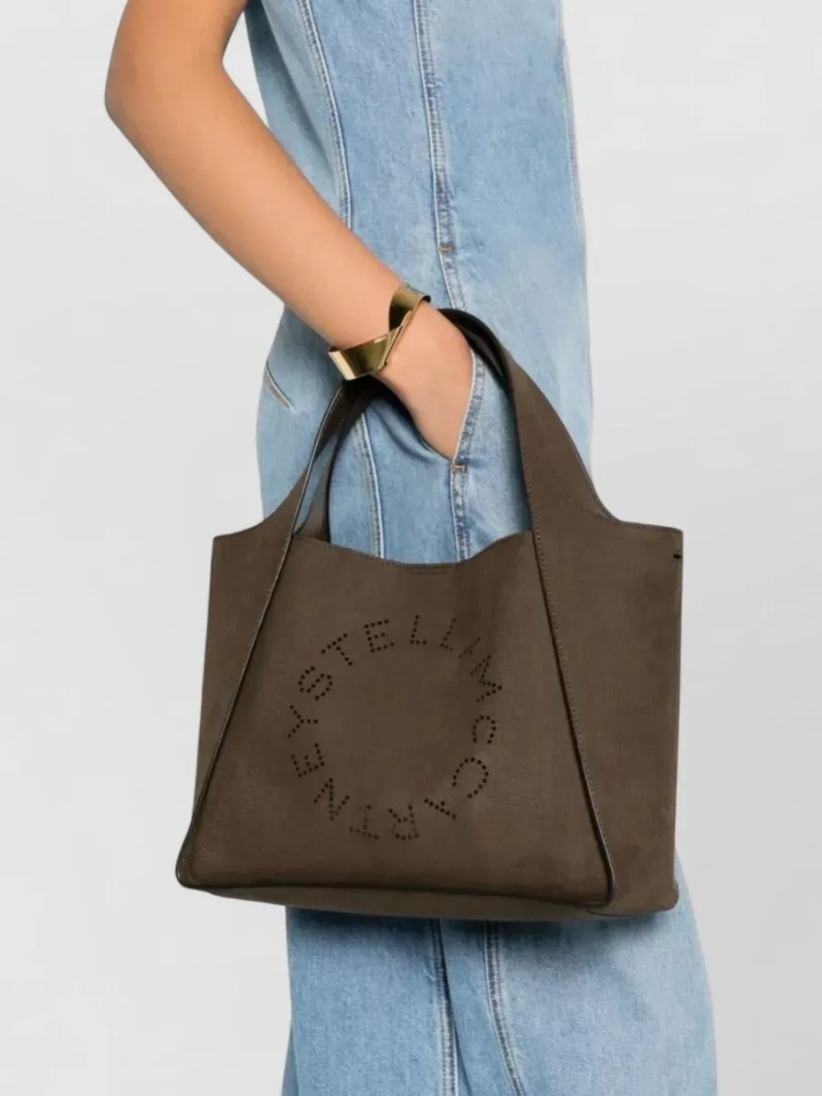 Stella McCartney Stella Logo Tote in Brown, photo 2