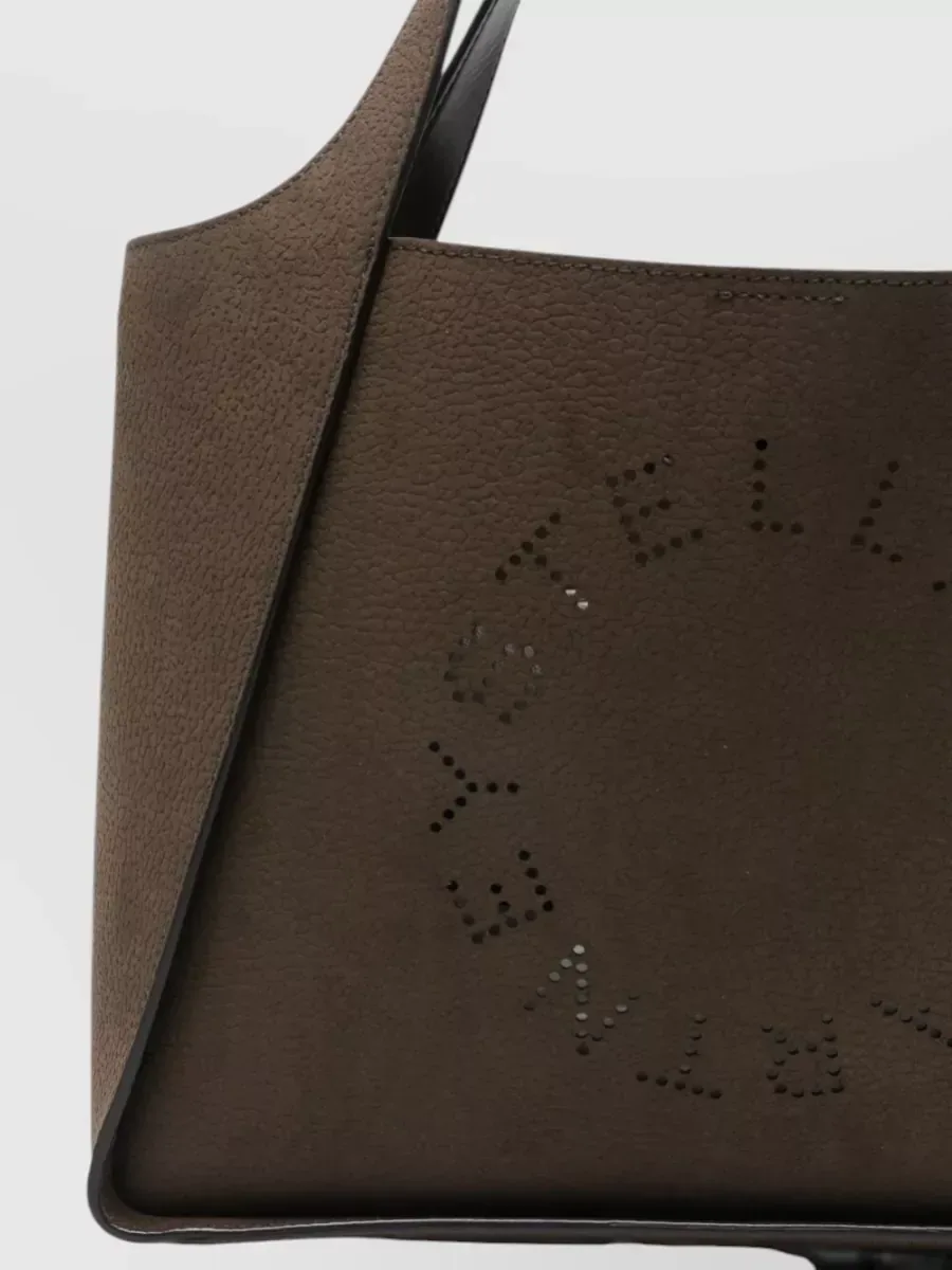 Stella McCartney Stella Logo Tote in Brown, photo 4