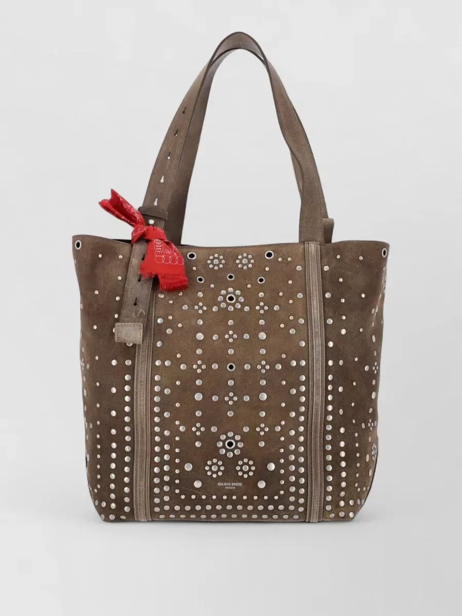 Golden Goose Golden Logo Tote en marrón, foto 1