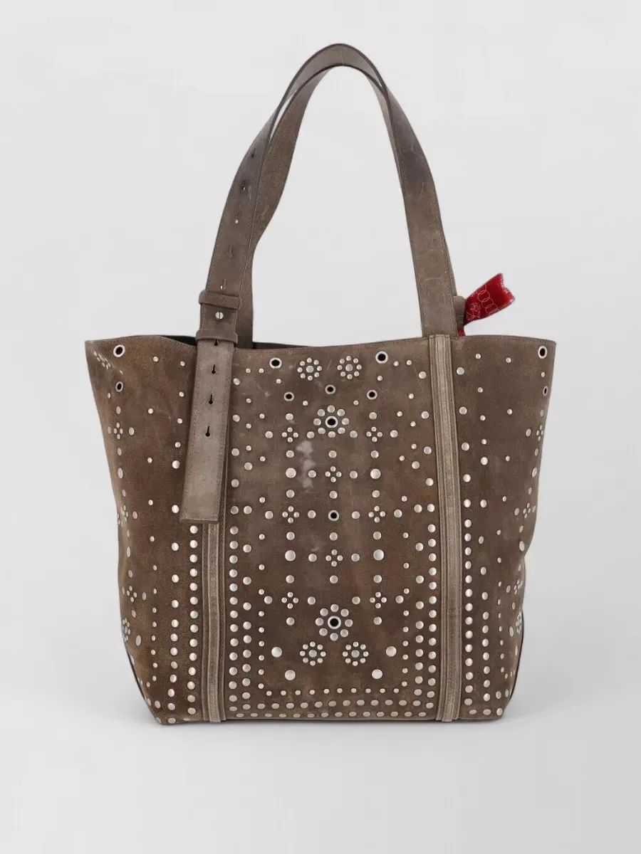Golden Goose Golden Logo Tote en marrón, foto 2