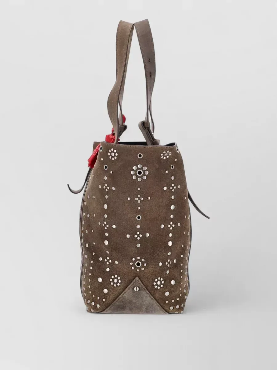 Golden Goose Golden Logo Tote en marrón, foto 3
