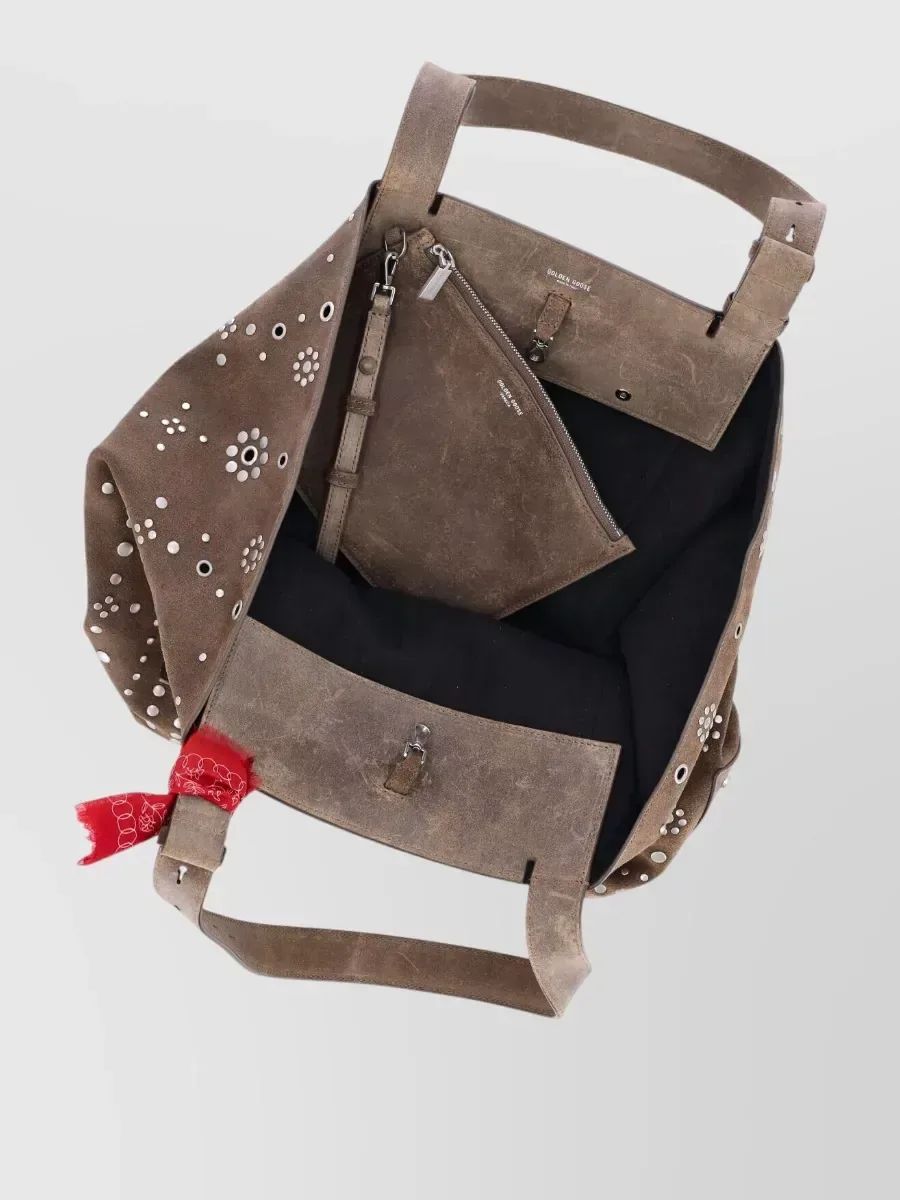 Golden Goose Golden Logo Tote en marrón, foto 4