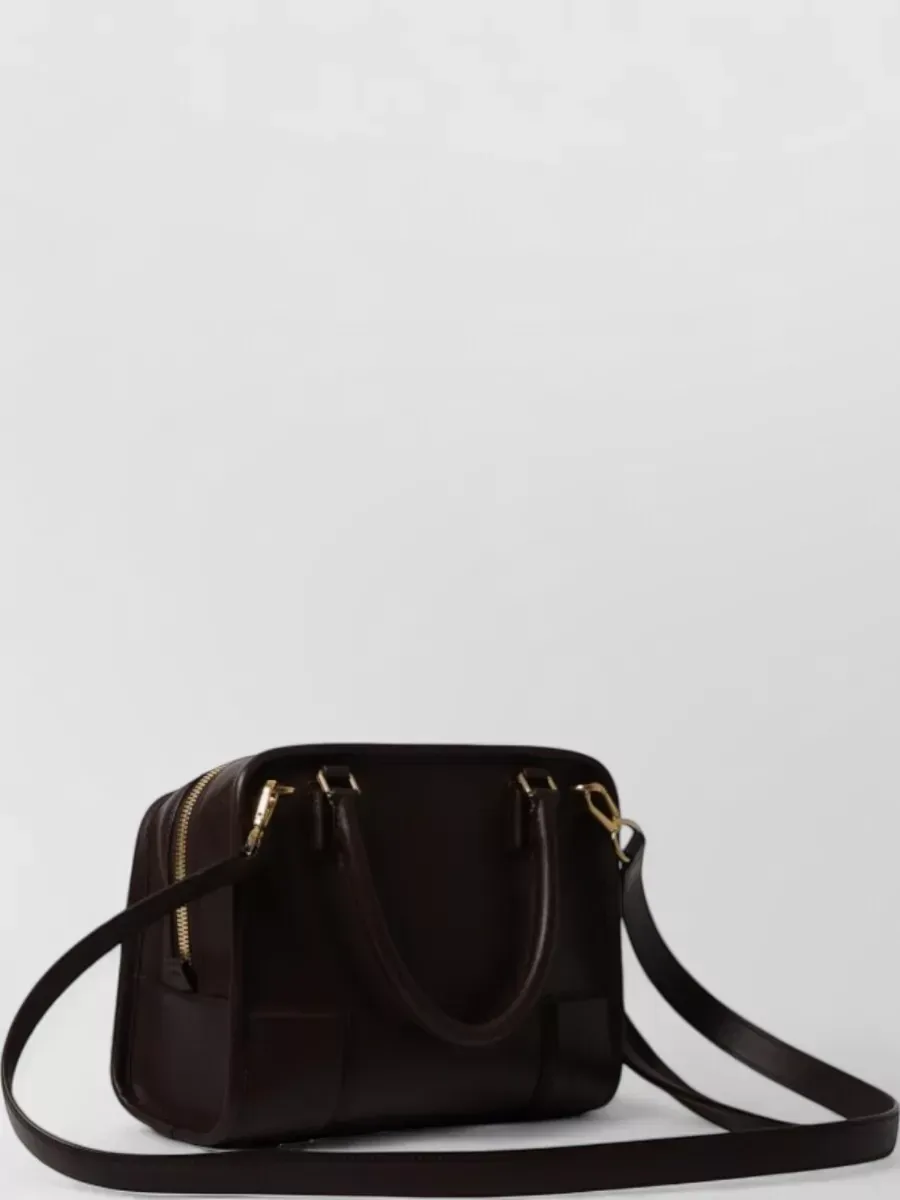 Loewe Small Calfskin Tote in Dark Brown, photo 2