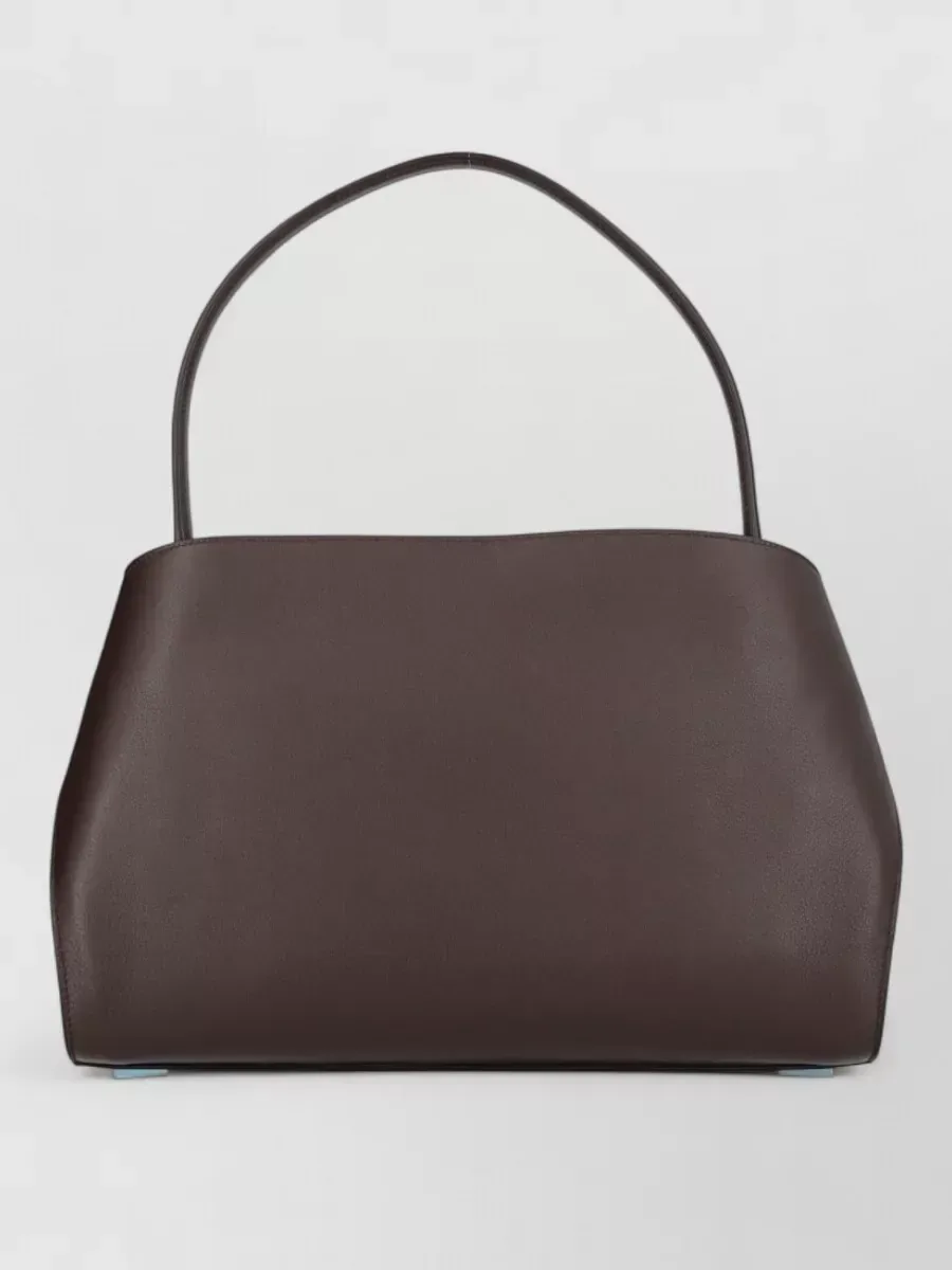 Ferragamo Leather Tote en marrón, foto 2