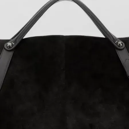 Maison Margiela Dress-Age en negro, detalle