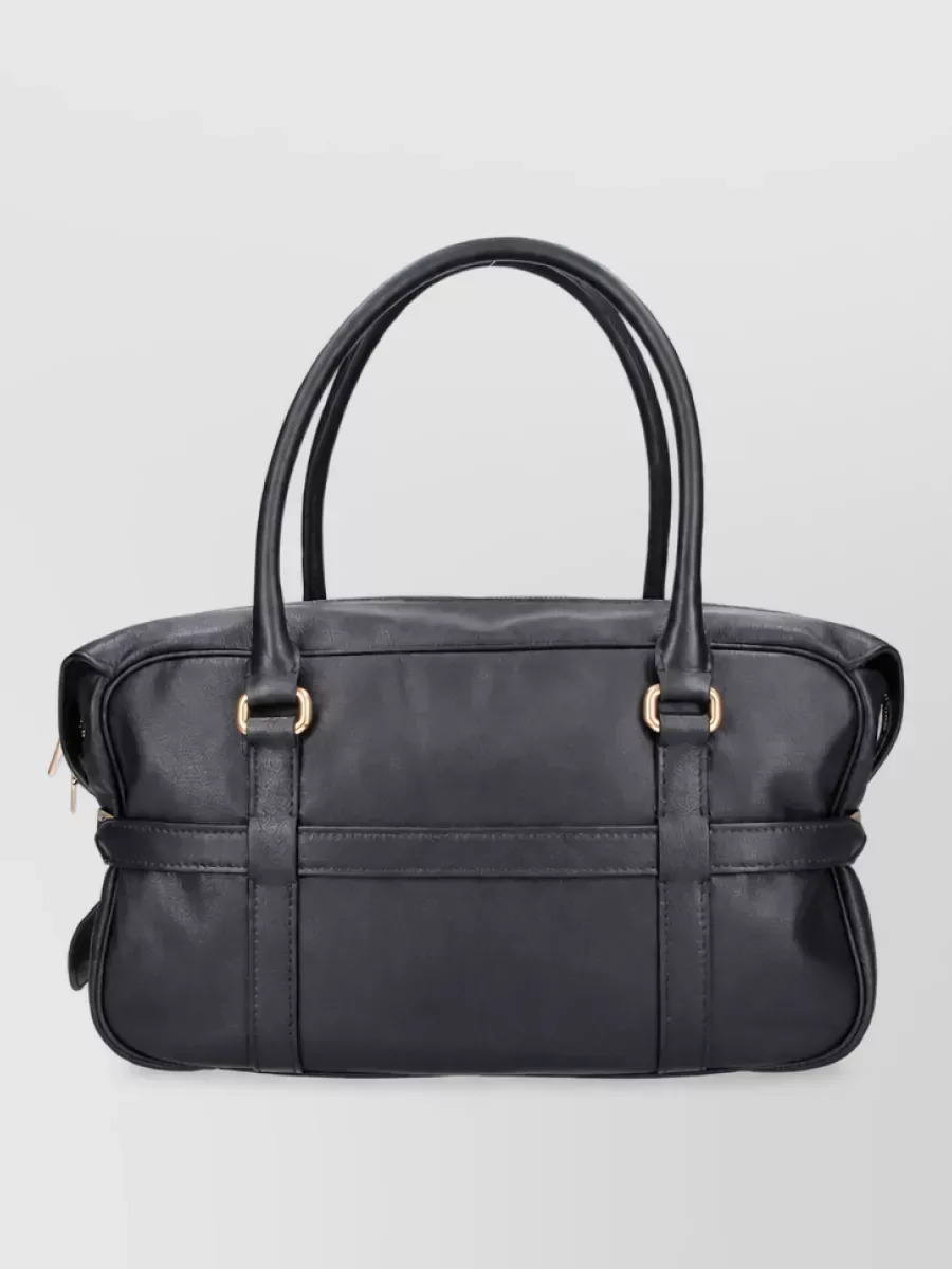 Borsa tote Burberry in pelle nera, foto 2