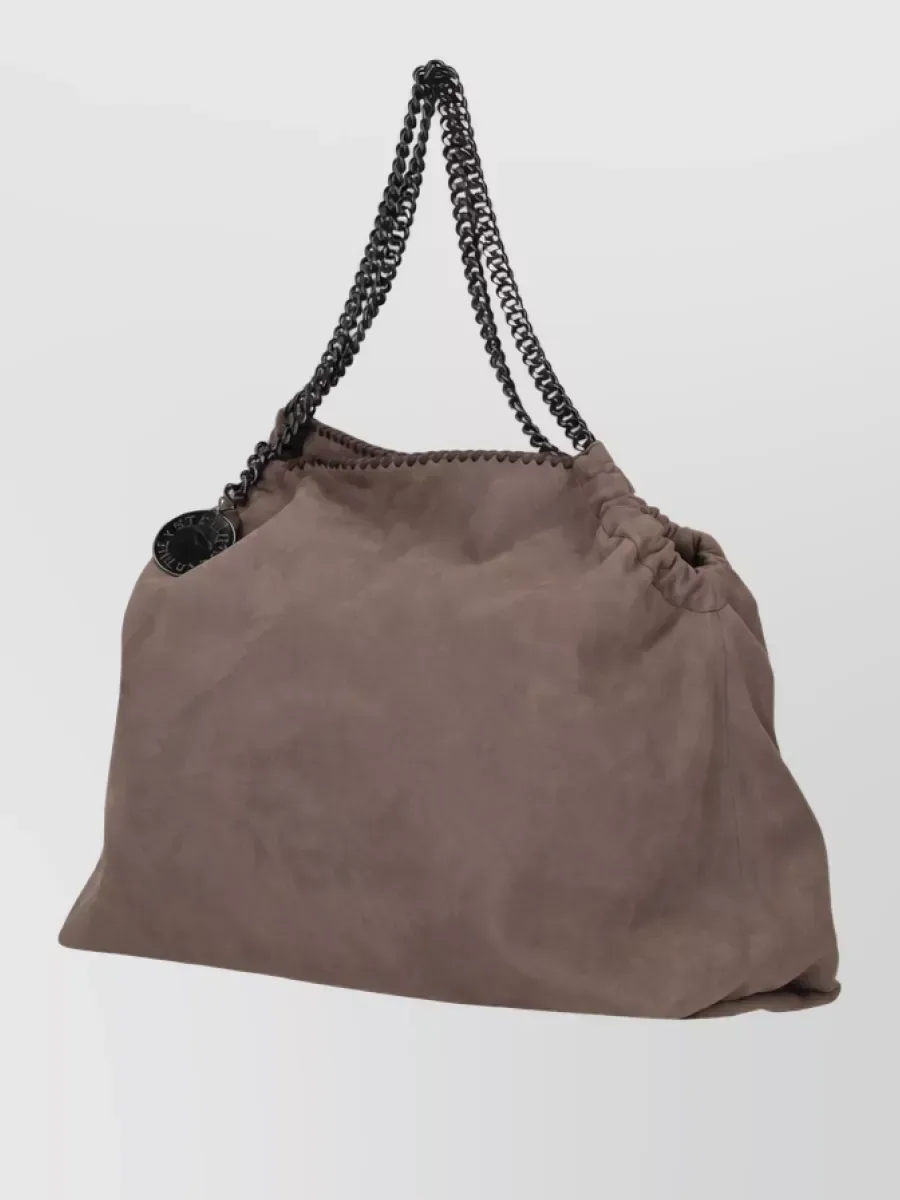 Borsa tote Stella McCartney Falabella Taupe, foto 4