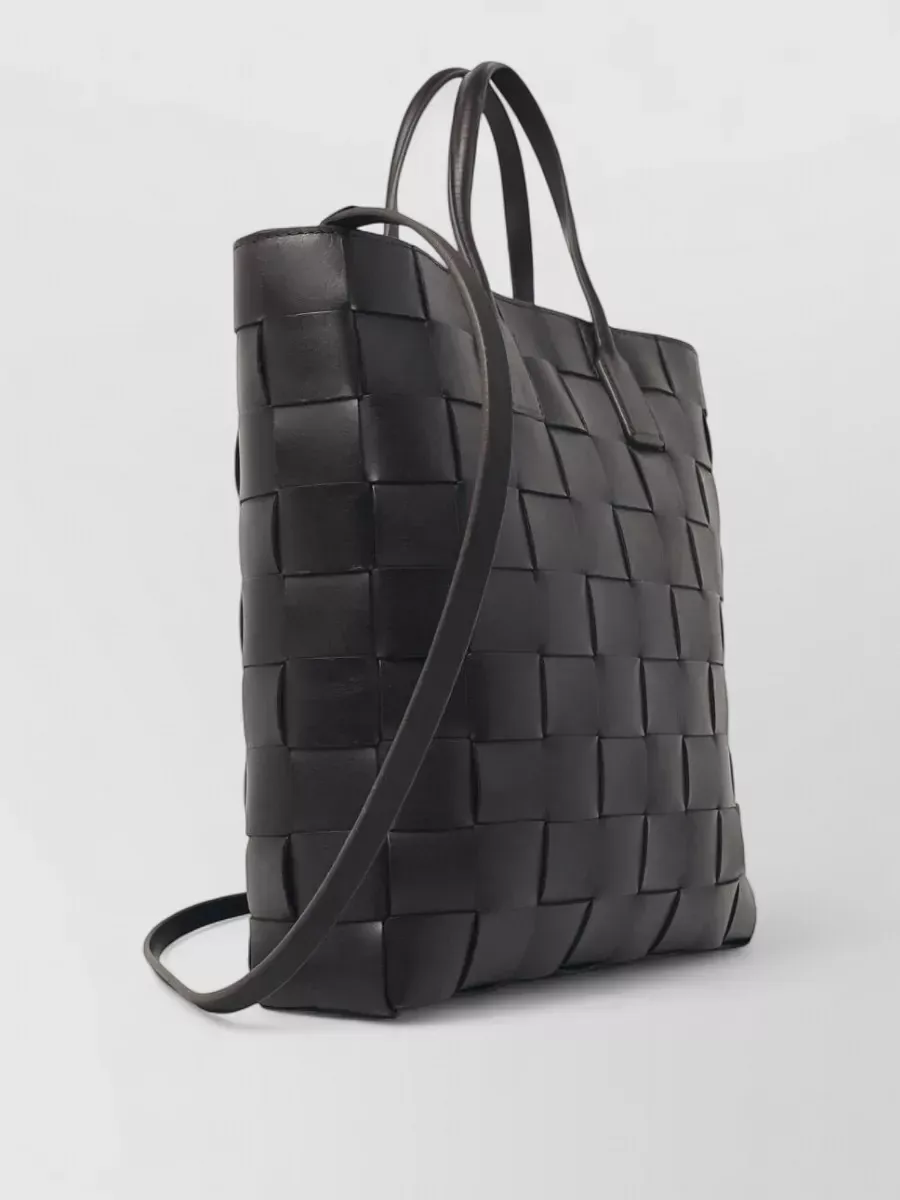 Dragon Diffusion Woven Leather Tote in Schwarz, Foto 2
