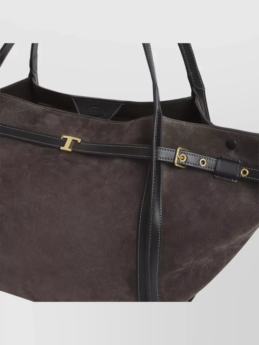 Tod's T Timeless Medium棕色款,图3