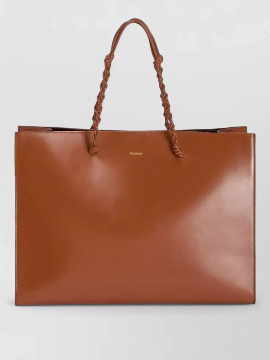 Bolso tote Jil Sander Tangle en Marrón, foto 1