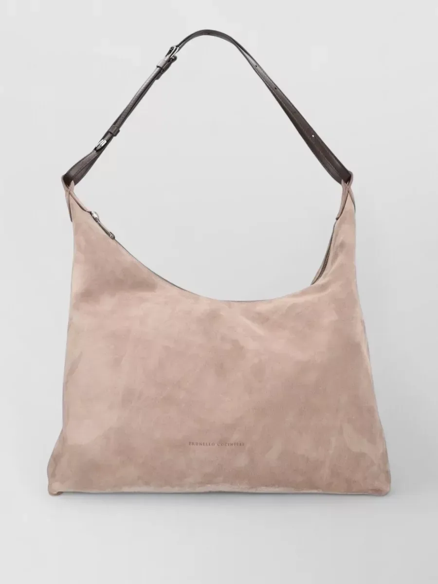 Brunello Cucinelli Leather Tote in Beige, Foto 1