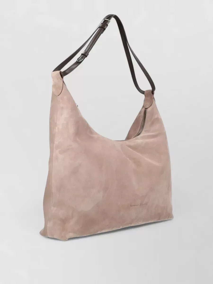 Brunello Cucinelli Leather Tote in Beige, Foto 3