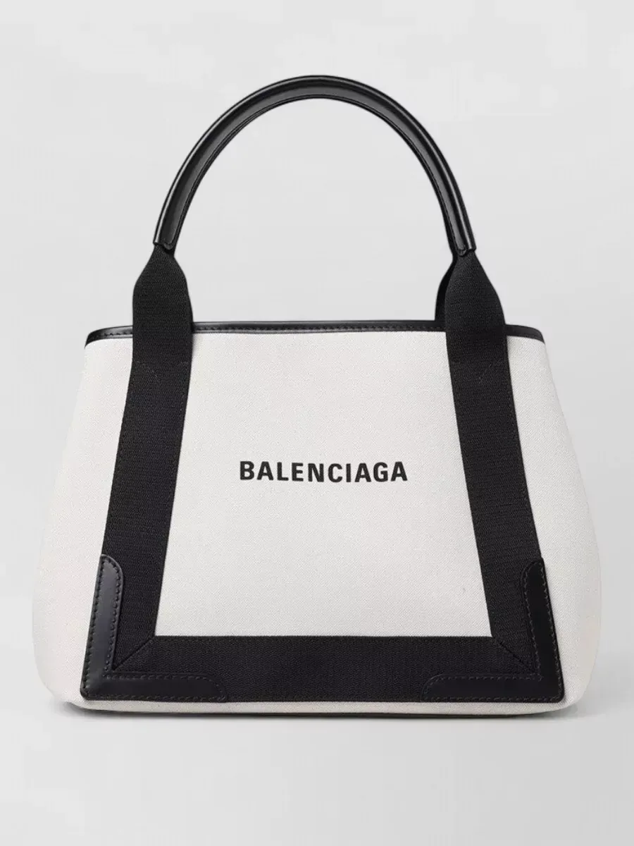 Borsa tote Balenciaga Shopping in bianco, foto 1