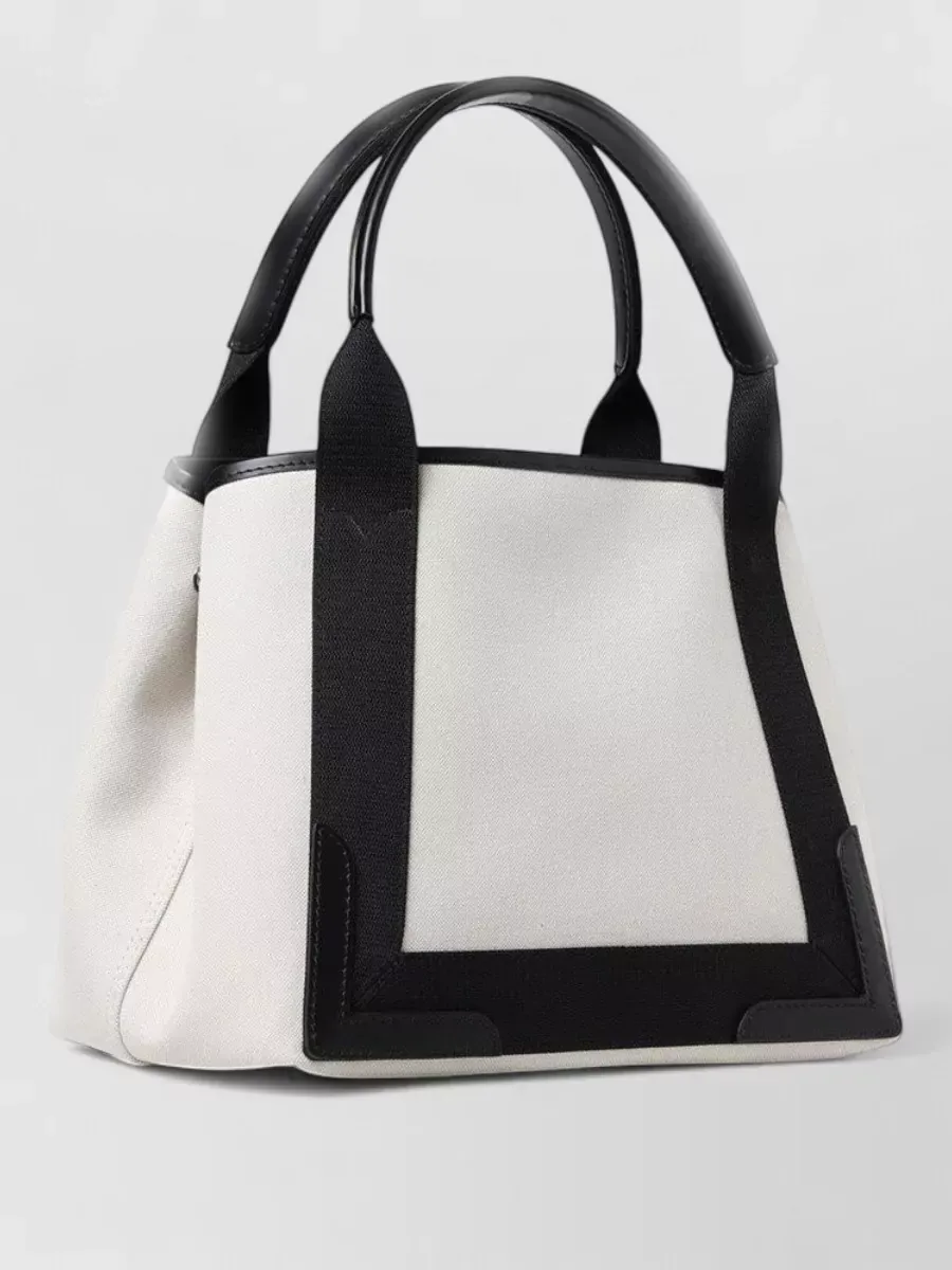 Borsa tote Balenciaga Shopping in bianco, foto 2