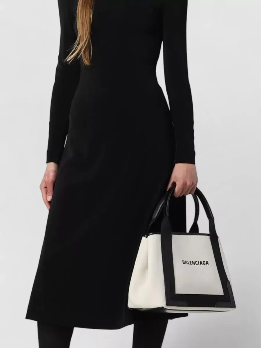 Borsa tote Balenciaga Shopping in bianco, foto 3