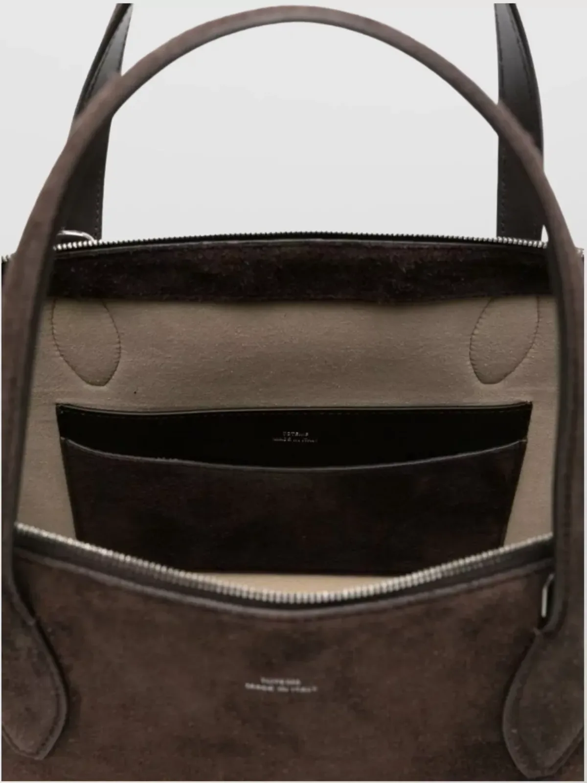 Totême Leather Tote in Brown, photo 3