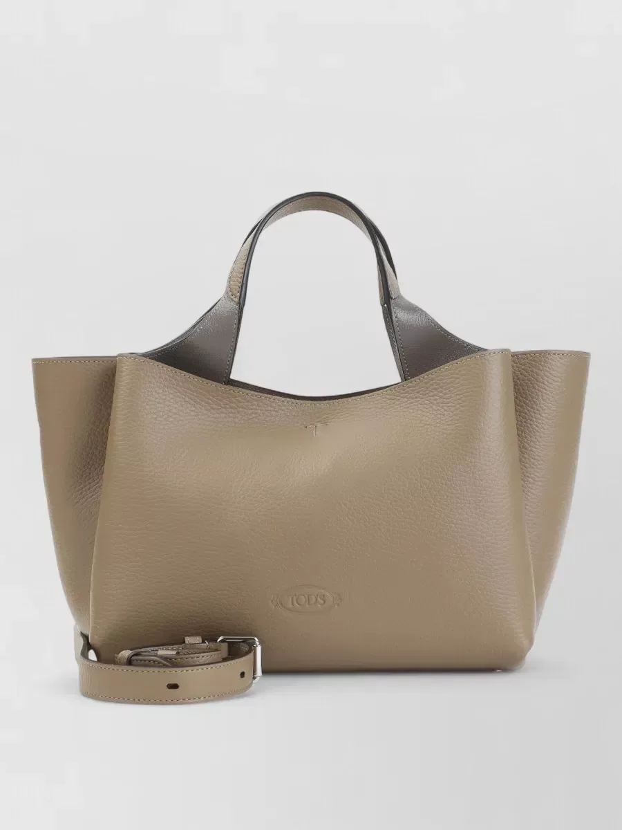 Tod's Mini Tote in Taupe, photo 1