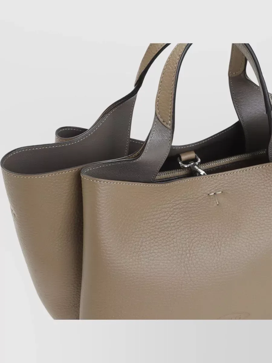 Tod's Mini Tote in Taupe, photo 2