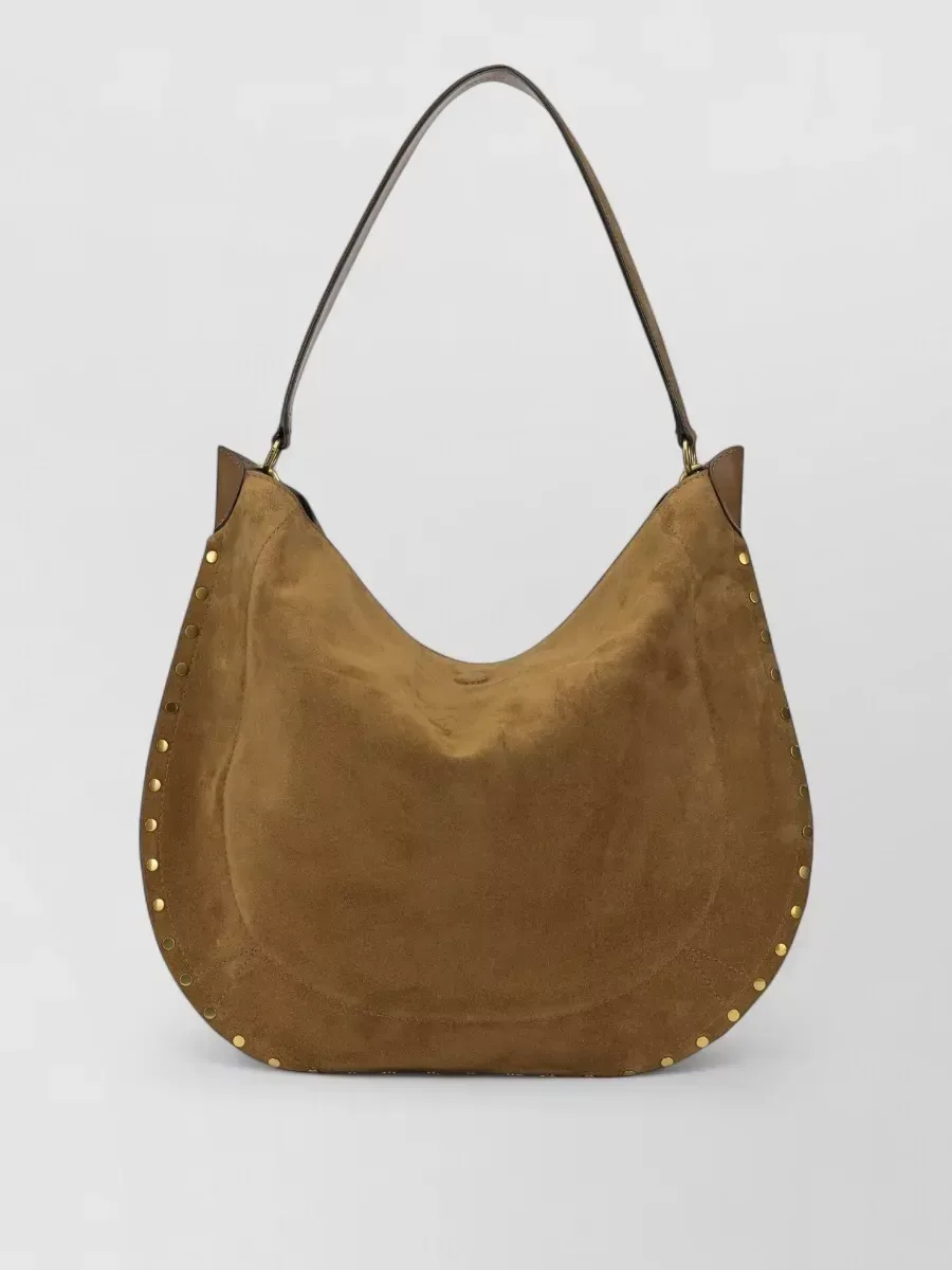 Sac cabas Isabel Marant en daim marron, photo 2
