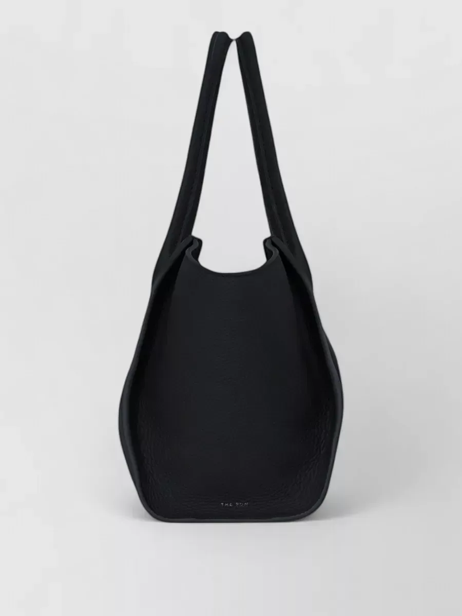 Bolso tote The Row Hammered Calfskin Tote en negro, foto 1