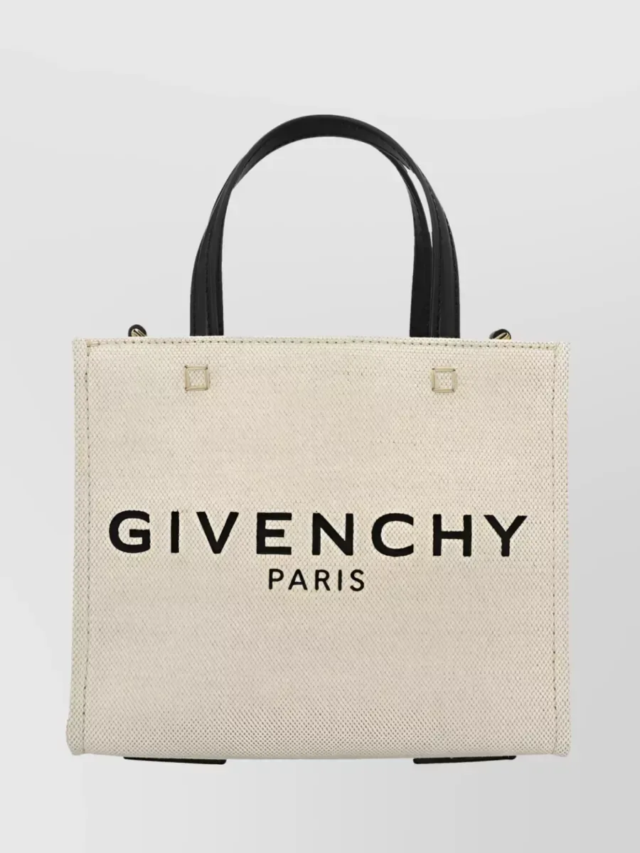 Givenchy Mini Canvas Tote in Beige, photo 1