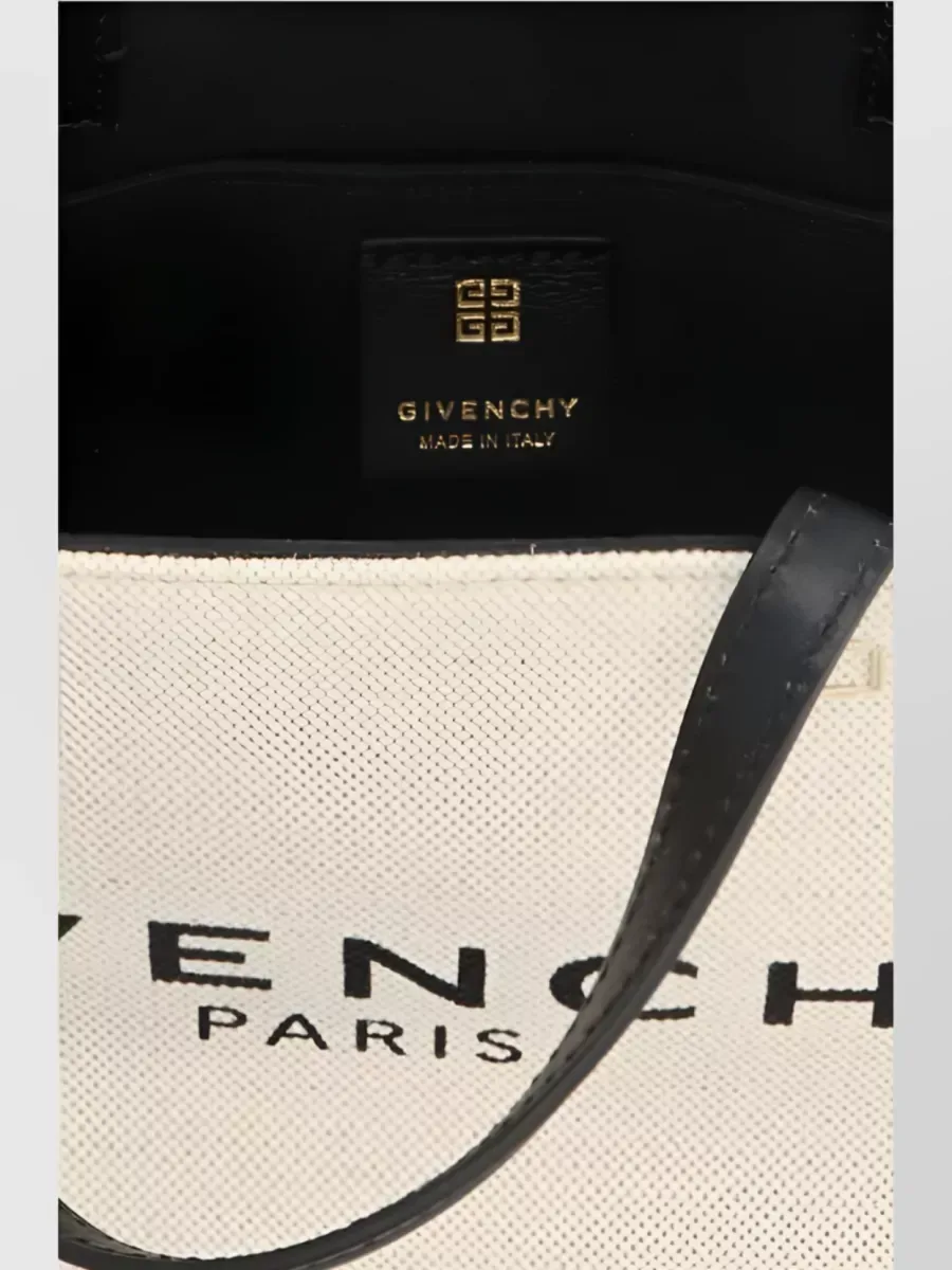 Givenchy Mini Canvas Tote in Beige, photo 4