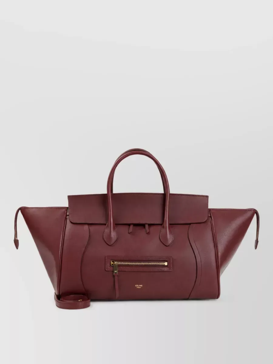 Celine Medium Luggage Tote Bag in Grained Calfskin