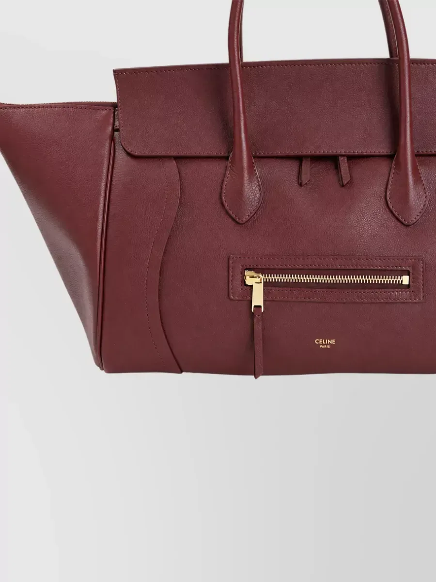 Celine Medium Luggage in Burgundy, photo 2