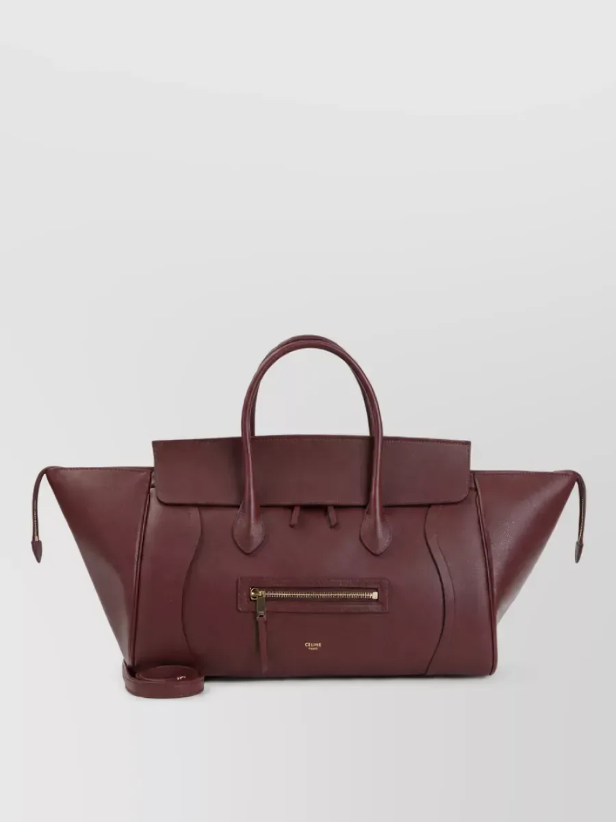 Celine Medium Luggage in Burgundy, photo 3