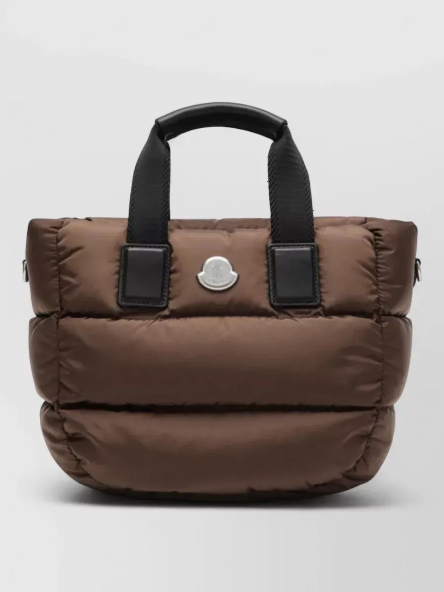 Cabas matelassé Moncler marron, photo 1