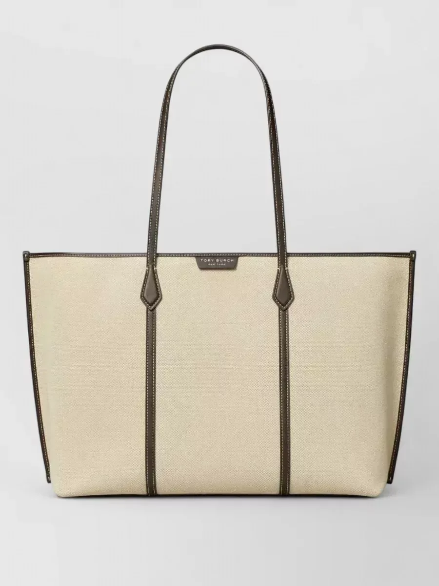 حقيبة Tory Burch Perry بلون بيج، صورة 1