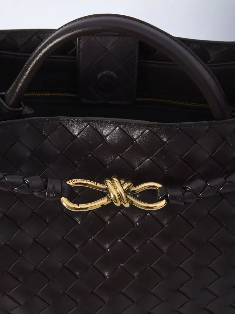 Bottega Veneta Andiamo Medium in Brown, photo 3