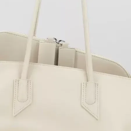 The Attico Medium Tote en blanco, detalle