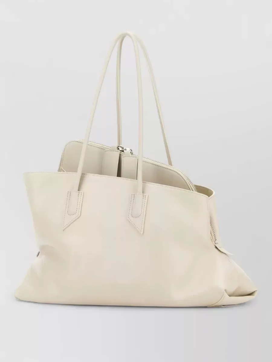 The Attico Medium Tote en blanco, foto 2