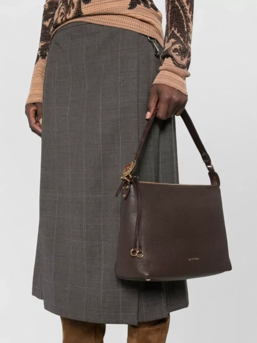 Etro Medium Tote Bag aus Leder in Braun, Foto 2