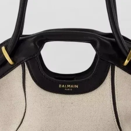 Balmain Soft Small in Ivory, detail