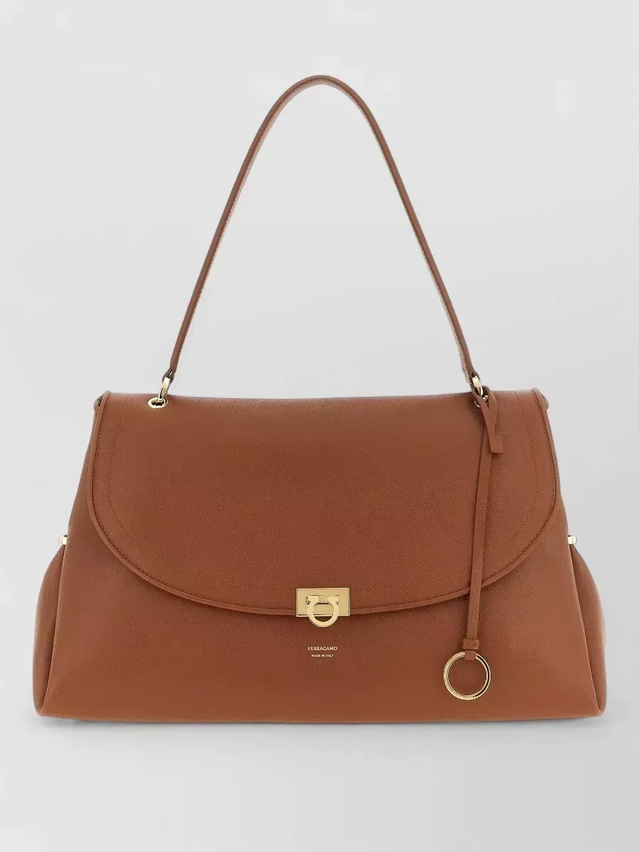 Ferragamo Studio Bag Large in Braun, Foto 1