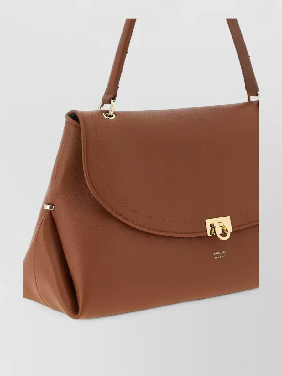 Ferragamo Studio Bag Large in Braun, Foto 4