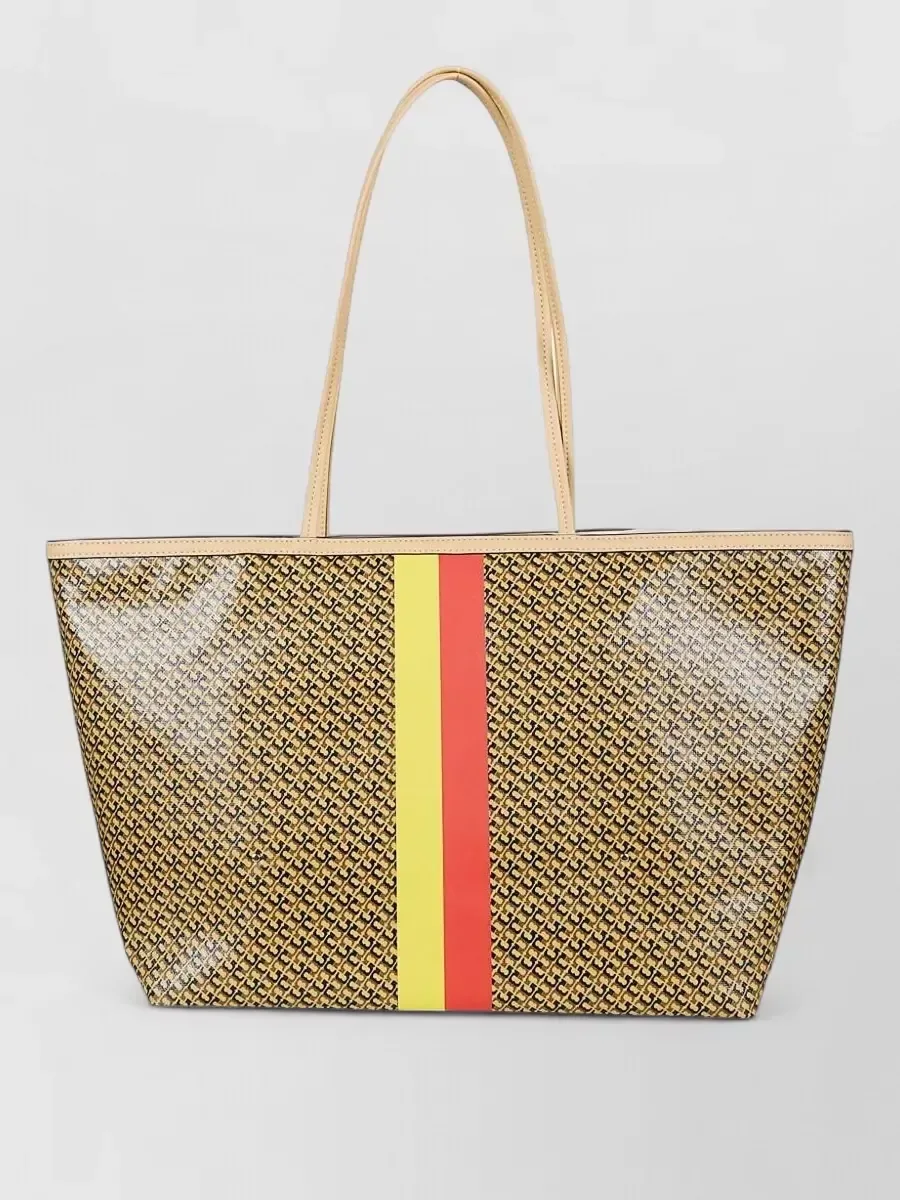 Tory Burch Logo Print Tote in Light Brown, photo 2